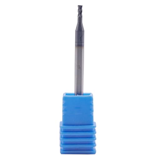Image of 5Pcs 1 /16 inch 4 Flute Solid Carbide Square End Mill, Double End, AlTiN Coated | 35 Degree Helix, 1 /16 inch Cutting Diameter, 1 /8 inch Shank Diameter, 1 /8 inch Length of Cut, 2 inch Overall Length