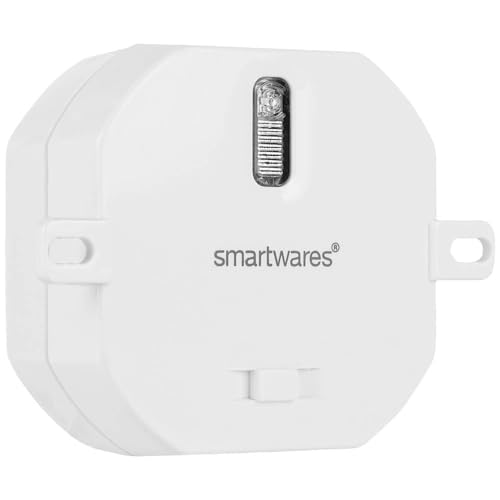 Smartwares Module encastrable Plug & Connect - Variateur d'intensité - Pour éclairage sans fil jusqu'à 200 W - Système domotique SH4-90265 Blanc