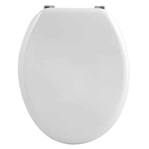Abattant WC blanc pour rénover une salle de bain moderne et propre