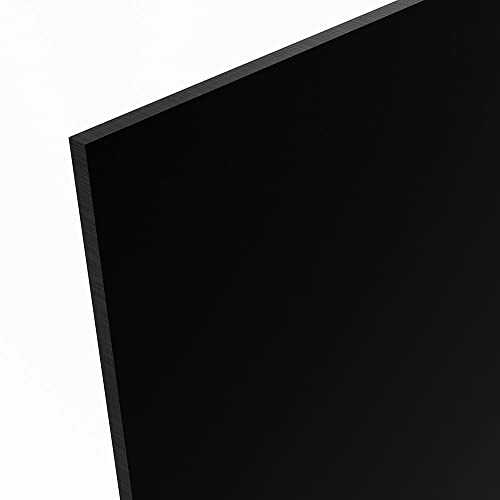 ExpressZuschnitt.de 6mm HPL Platte 50x50 cm Schwarz