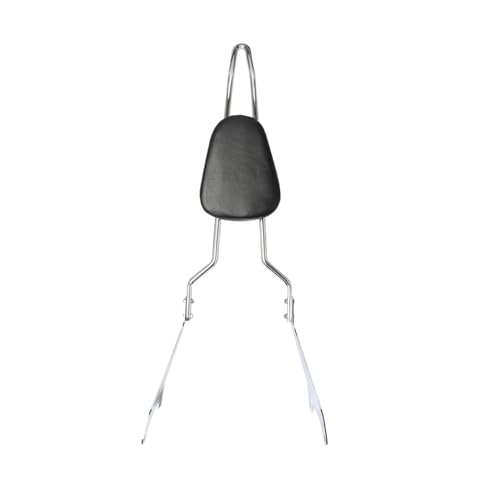 Dossier arrière de moto robuste finition argentée avec coussin haut de gamme pour Star Bolt - 3