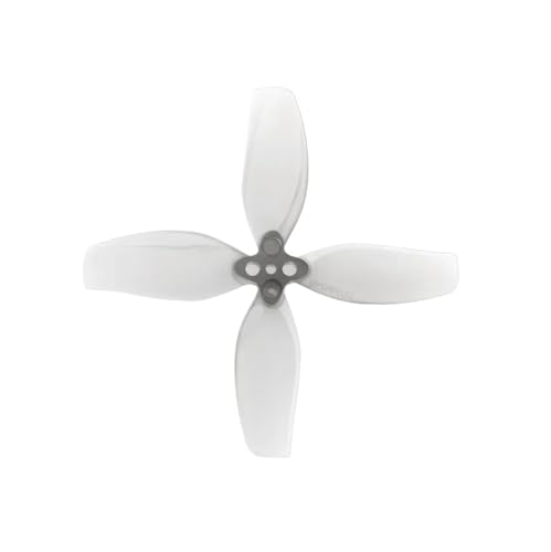 Hélices PC 4 pales T51MMX4 anti-vibration pour drone FPV 2 pouces, résout les crashs répétitifs.