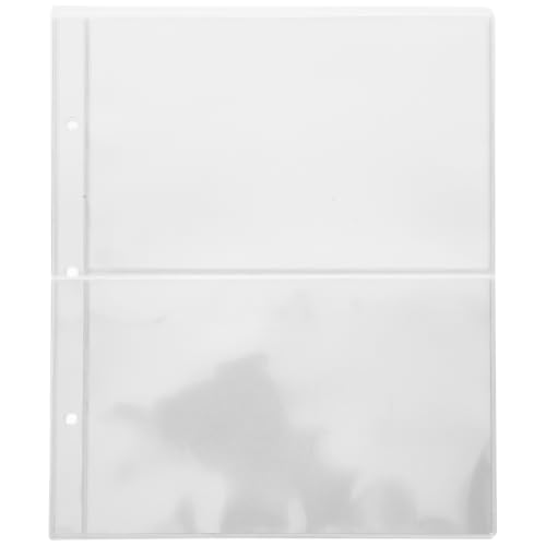 Pochettes de monnaie transparentes plastique feuilles classeur album