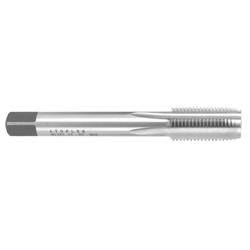 ATOPLEE M12x1.25 Metric Thread Tap,M2 HSS 6542 Right Hand Thread Tap (M12x1.25)