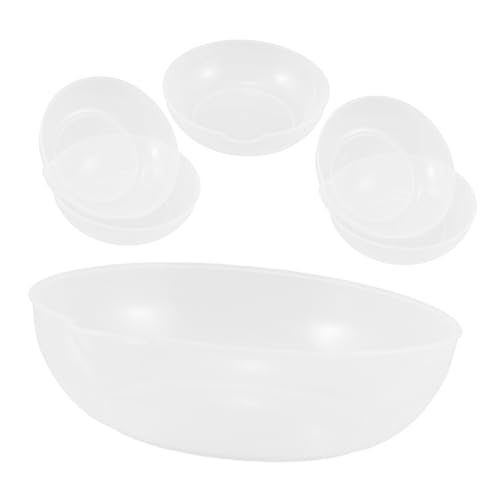 STOBAZA Kitchen Weighing Pan Set Pcs Plastic Electronic Scale Trays for Jewelry Scale Storage Tray Salad Bowl