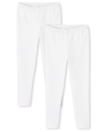 Gymboree Girls and Toddler Leggings White 2-Pack 4 Years
