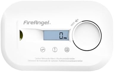 FireAngel FA6812 Détecteur de Monoxyde de Carbone Numérique à Écr...