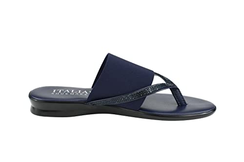 ITALIAN Shoemakers Sorbi Womens Flip Flop Slide Sandals - Dressy Shoe for Women Low Wedge Comfort Heel4