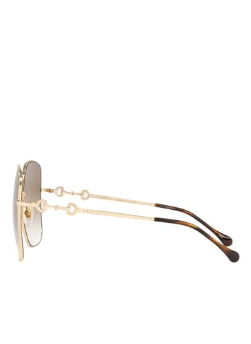 Gucci GG0879S Gold/Brown Shaded 61/18/140 women Sunglasses3