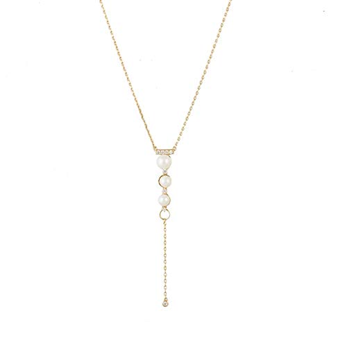 Collier clavicule Angel Tears en argent S925 massif et brillant