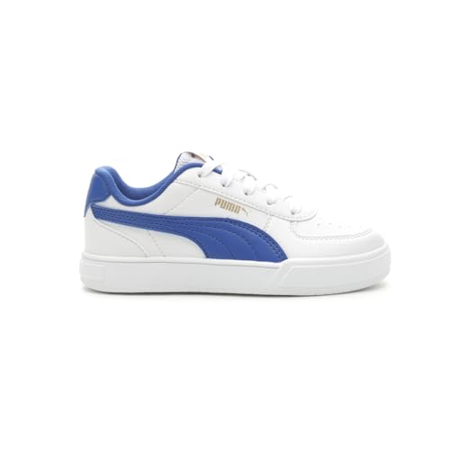 PUMA Kids Boys Caven Lace Up Sneakers Shoes Casual - White