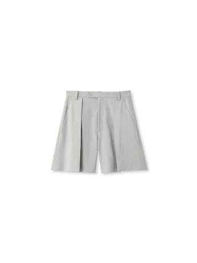 Amazon | [スタイリング/] フロントプリーツ ショートパンツ