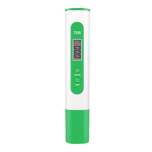 Jinpojun Wassertester, TDS Messgerät, Wasserqualität-Tester für Trinkwasser, Schwimmbad, Aquarium, Pools und Labor, Messbereich 0-9990 PPM(Grün)