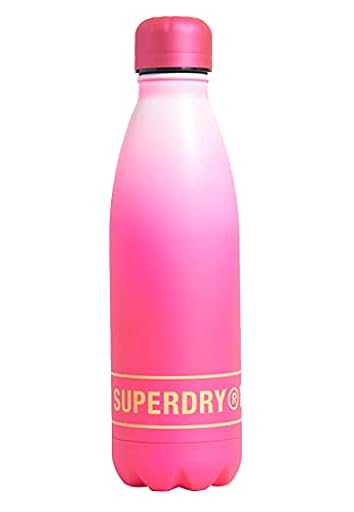 Superdry Botella de Agua a Juego, Accessory-Travel Wallet para Hombre, Rosa Brillante, OS | Ya disponible en tu tienda friki favorita! En mundofriki.es!