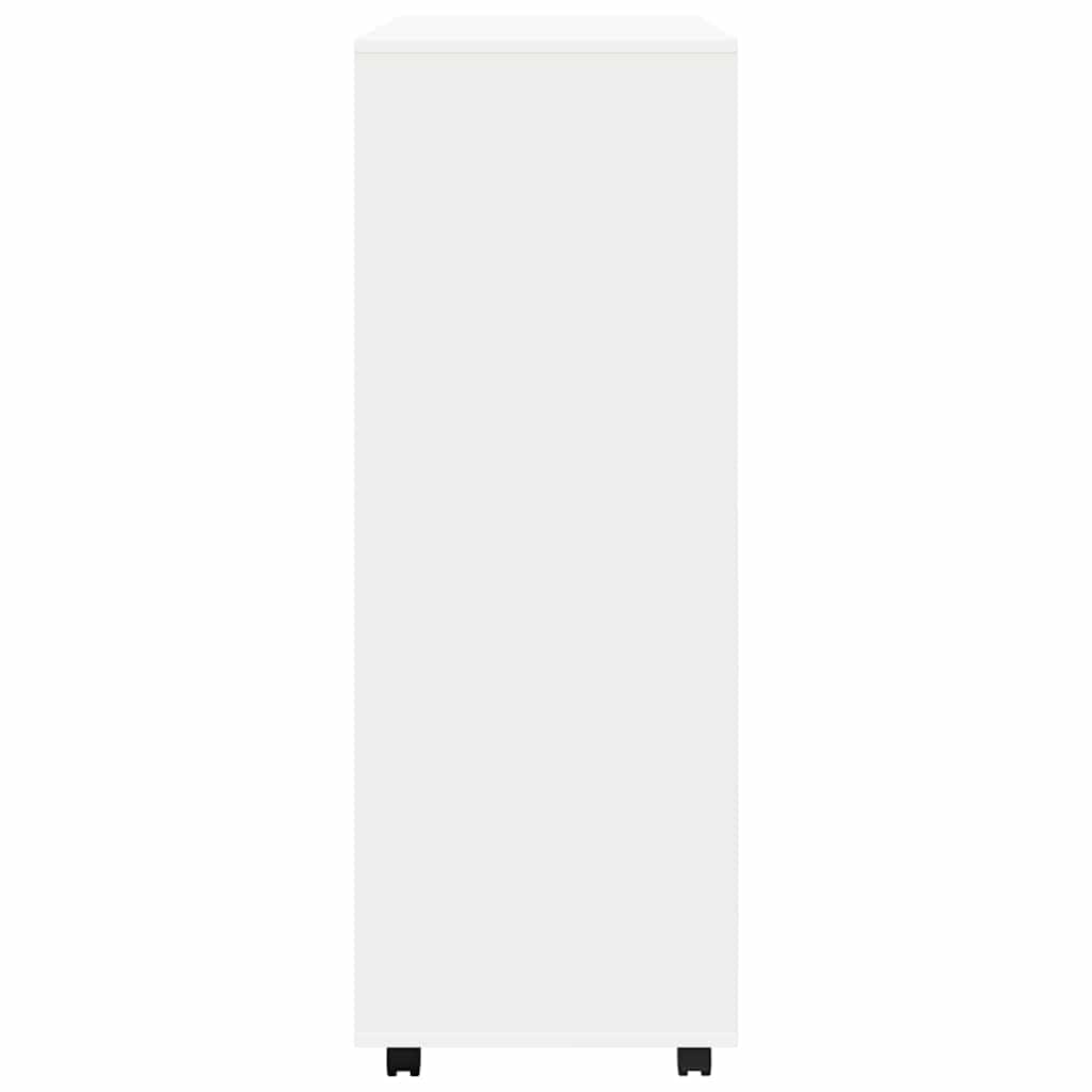 Armario blanco de madera 80 x 40 x 110 cm con barra para colgar, estante, cajón y estante, ahorra espacio, modular para dormitorio y pasillo