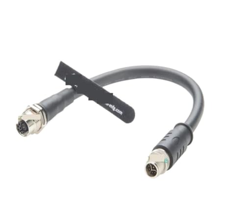Conector M12Y codificado PCM-HD-0157 con diseño estanco para bus de campo de montaje en panel