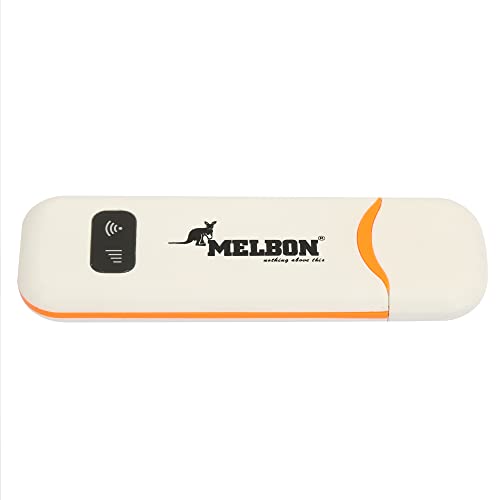 MELBON 4G LTE WiFi USB Dongle Stick with All Sim Network Support, Plug&Play 4G Data Card with Up to 150Mbps Android Data Speed(White), Tri_Band(T708)