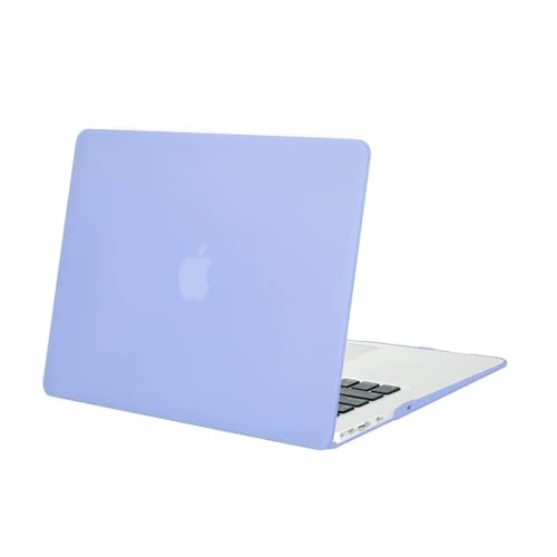 MOSISO Compatible with MacBook Air 13 inch Case (Models: A1466 & A1369, Older Version 2010-2017 Release), Protective Plastic Hard Shell Case Cover, Serenity Blue