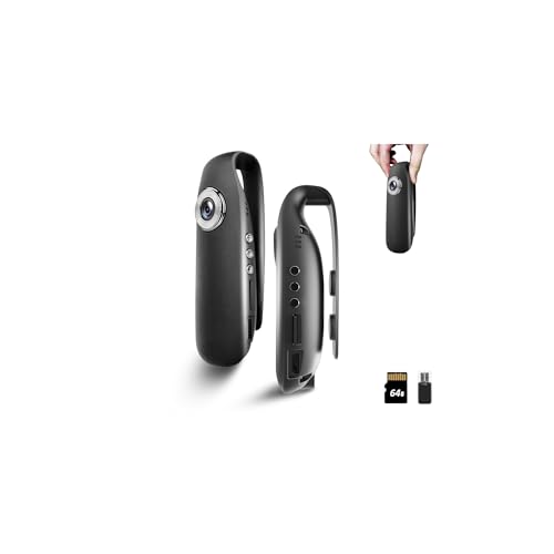 Catchallway Mini Body Camera 64GB – 1080P...