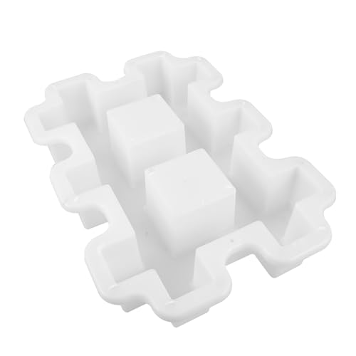 DOITOOL Molde Rectangular para Ladrillos Huecos 28x42x8 Cm Molde de Cemento para Pavimentación y Adoquines Decorativos Resistente para Jardinería y Exteriores