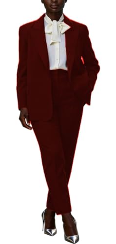 Costume femme pour travail et mariage ensemble blazer ajusté revers pointe