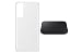 Produktbild Samsung Starter Kit S21 Clear Cover transparent inkl. Wireless Charger Pad P1300