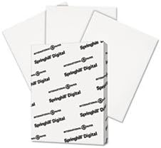 Digital Index White Card Stock, 90 Lb, 8 1/2 X 11, 250 Sheets/pack By: Springhill