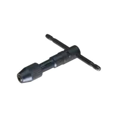 Greenfield Threading 339 Steel T-Handle Tap Wrench with Ratchet Handle, 5" Body Length