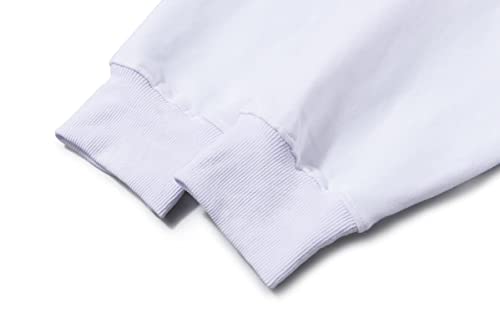 Men's V Lone Hoodie Fashion Graffiti Long Sleeve Hip Hop Sweatshirt Trend Tops For Men Women Youth White Xl #TOP3