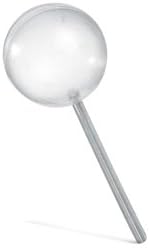 Plastic Sphere Round Pipettes for Cupcake, Dessets.1'' Diameter - 0.2oz - 100pcs
