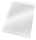 Leitz 4770-00-02 Prospekthüllen Standard A4, glasklar 80my oben offen PP Inh.100