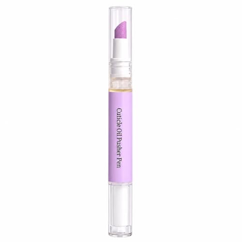 Image of 2-in-1 Cuticle Oil Pusher Pen, Ceramic Cuticle Pusher & Nail Oil Pen for Dry Damaged Nails, Gentle Cuticle Remover for Hangnails, Moisturizing Nail Care, Polish Prep & Nail Brightening