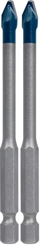 Bosch Professional 1x Expert HEX-9 HardCeramic Drill Bit (for Roof tiles, Tiles, Ø 6,00 mm, Accessories Rotary Impact Drill) (Pack of 2)