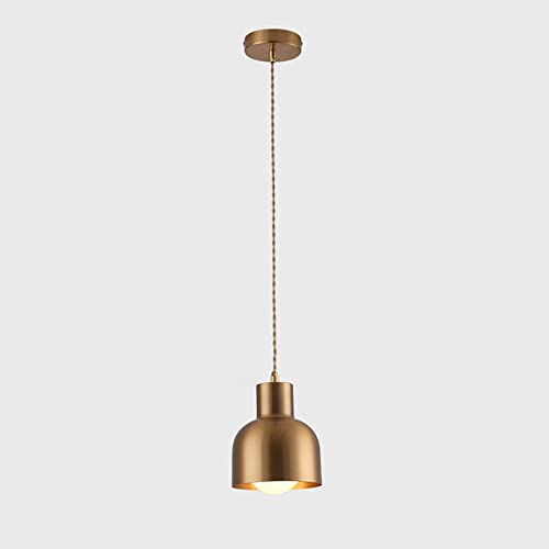 Suspension LED Nordic LEVILLE en aluminium doré avec douille de type E27