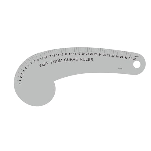 Règle de couture multifonction en métal pour mesure permanente