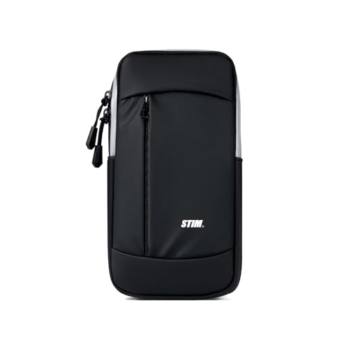 STIM Brazalete Deportivo Brazalete Móvil Running Ajustable Negro Talla única