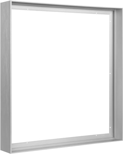 FOLKOR Silver Floating Frame for 16x20 Stretched Canvas Paintings,1.5" Deep