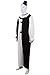 Feeriay Art Clown Cosplay Costume Outfits the Killer Art Clown Jumpsuit Bodysuit Headgear for Halloween