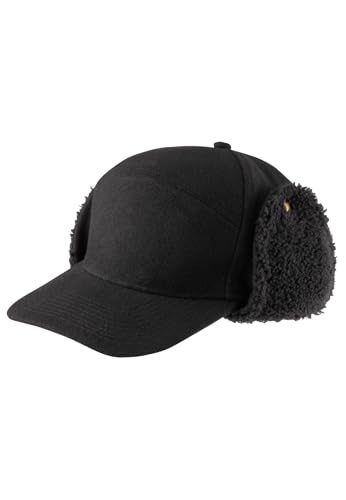Brandit Lumberjack Winter Cap, black, OS