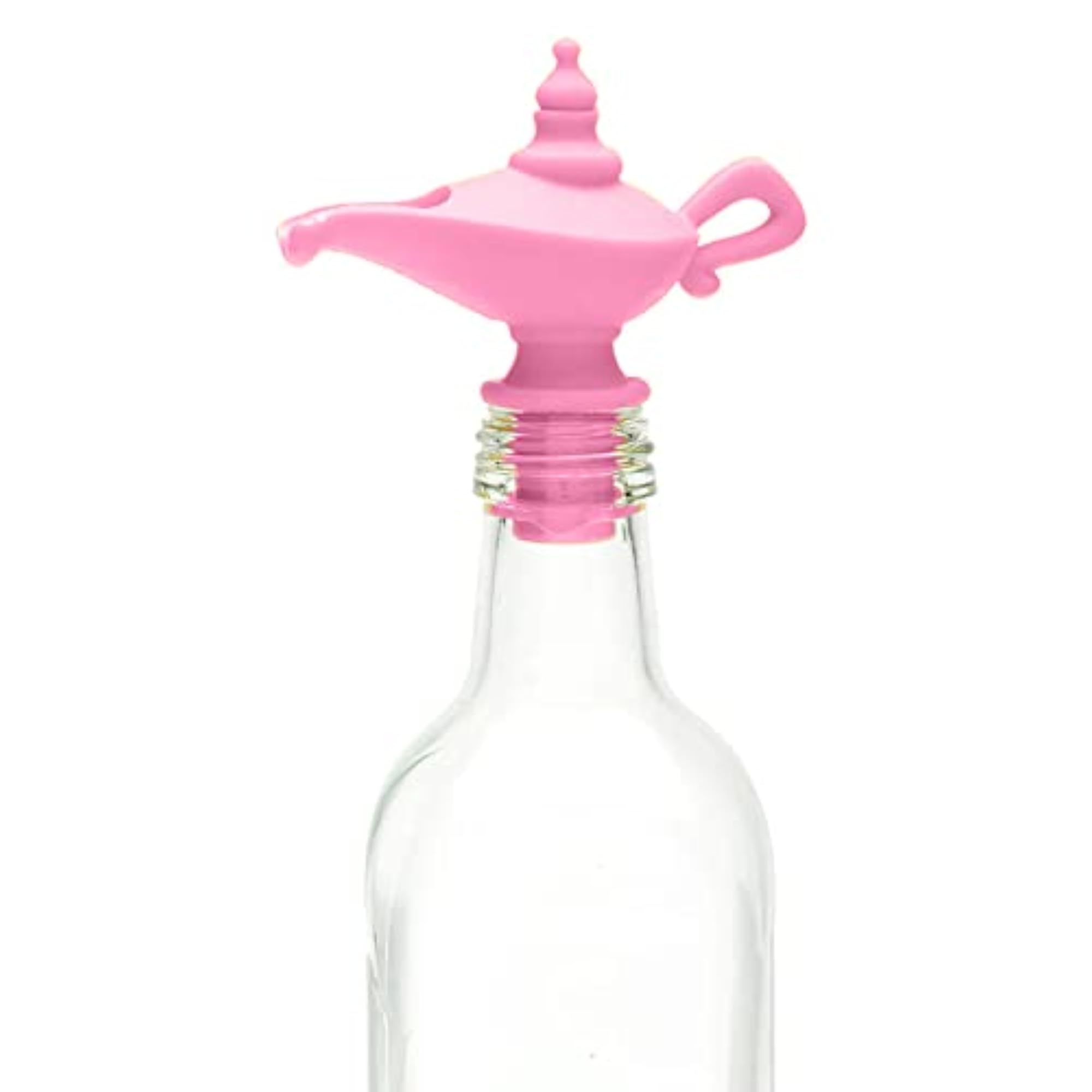 Silicone Genie Aladdin Lamp Shaped Oil Pourer, Pink