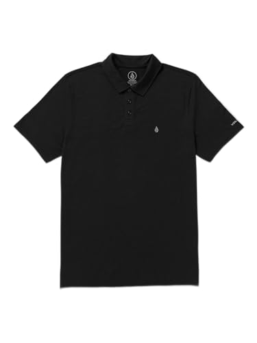 Volcom Men's Nova Tech Polo Shirt Black at Amazon Men's Clothing store