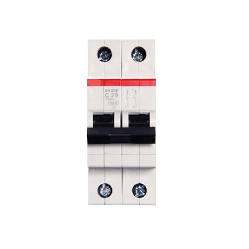 Disyuntor S202 Tipo C magnetotérmico para cuadros eléctricos de carril DIN 2