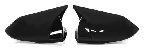 Coques de rétroviseurs pour Hyundai Elantra 2021-2022 en finition noire élégante (1 paire)