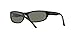Ray-Ban Men's RB4033 Predator Rectangular Sunglasses, Matte Black/Polarized Green, 60 mm