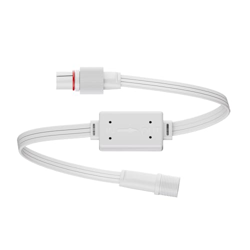 Driver Module Signal Booster for Govee Permanent Outdoor Lights Pro 100 Ft, 150 Ft and 200 Ft, Only for Govee H705A, H705B, H705C Voltage Transformer Extends Lights Up to 200 Ft（White）