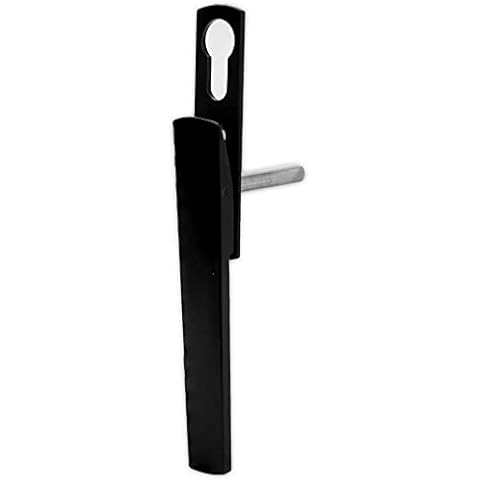 GB DIY Store Bifold Door Handle for Aluminium Bi-Folding Patio Doors Black with Escutcheon Cover