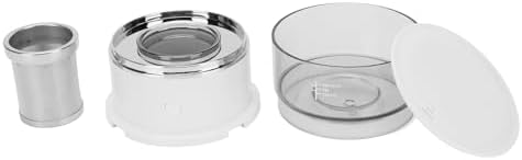 Phefop Drip Coffee Maker, ABS Stainless Steel Portable Automatic Brewer with Glass Carafe, Advanced Temperature Control, 5 Cup Compact Design for Home Office Travel - 5
