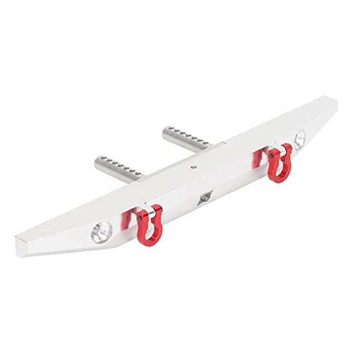 RC pára-choques dianteiro de alta simulação anticolisão liga de alumínio pára-choques traseiro para