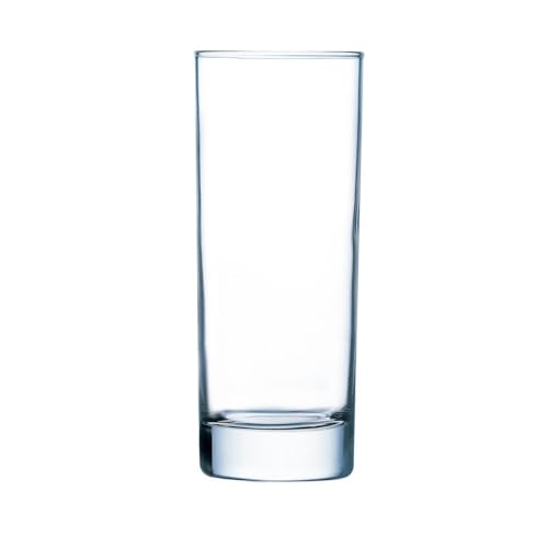 Arcoroc Islande, Bicchiere da Long Drink 330ml con Marchio di riempimento.