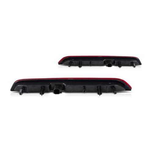 Image of KarParts360 For Ford Explorer 2020 2021 2022 2023 Bumper Reflector Driver And Passenger Side | Pair | Rear | With Bulbs | Excludes Rear Fog Lights | FO1184121, FO1185121 | LB5Z13A565B, LB5Z13A565A
